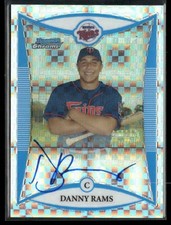 2008 Bowman Chrome Prospects Prospect X-Fractor /250 Danny Rams Rookie Auto RC