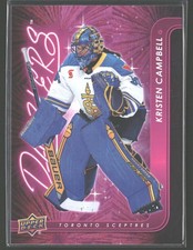 2024-25 Upper Deck PWHL #DZ-1 Kristen Campbell Dazzlers Pink Toronto Sceptres