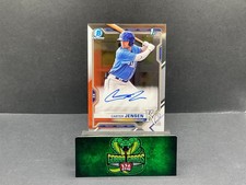 2021 Bowman Chrome Carter Jensen #CDA-CJ 1st Bowman Auto