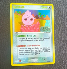 Pokemon TCG Igglybuff 21/100 EX Crystal Guardians Reverse Holo English on eBay