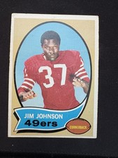 1970 TOPPS JIMMY JOHNSON #245 SAN FRANCISCO 49ERS
