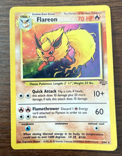 Vintage Pokémon Flareon Holo 3/64 Jungle Set WOTC 1999 Rare Eeveelution on eBay