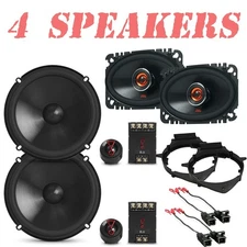JBL 6.5" Component Speakers For 2007-2013 Sierra Single/Standard Cab 2 Door Only