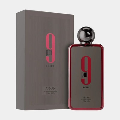 9 PM Rebel Afnan Eau de Parfum Spray Unisex 3.4oz