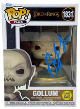 Andy Serkis Signed The Lord of The Rings Gollum Funko Pop 1831 Autograph Beckett