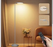 Produktbild - Stehlampe Wohnzimmer 36W, Superhelle Stehlampe Dimmbar mit Fernbedienung 3 - 6 K