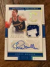 2015/16 Chris Mullin Panini National Treasures Patch Auto 01/25