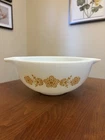 Vintage Pyrex 443 Butterfly Gold Cinderella Mixing Bowl 2 1/2 QT Size