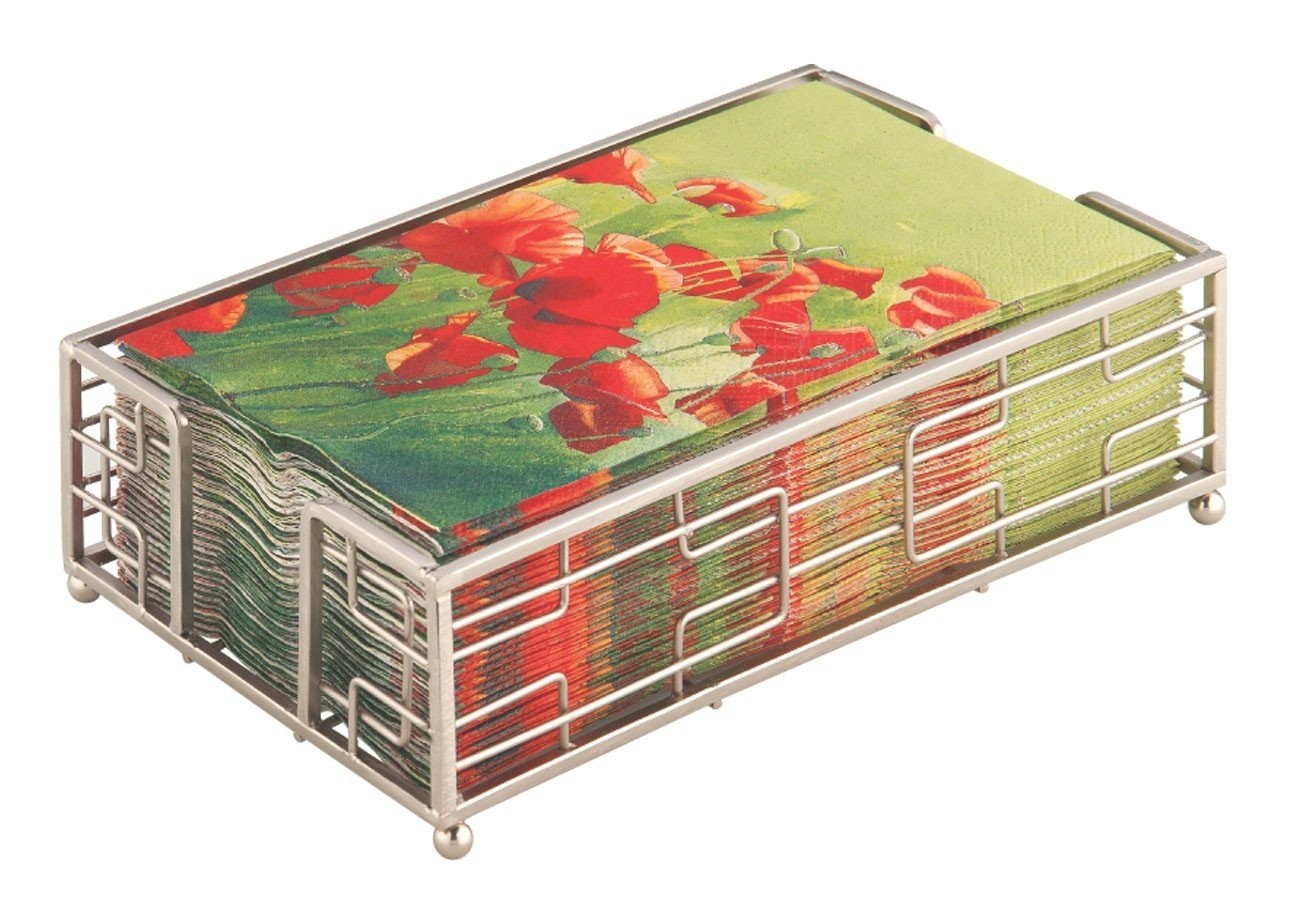 Kitchen Napkin Holder Elegant Caddy For Guest Towels And Buffet