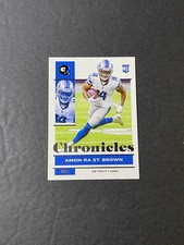 2021 Chronicles Amon-Ra St. Brown Rookie Card #33