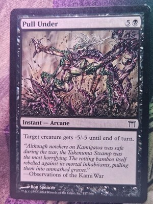 Pull Under 137 Common Champions of Kamigawa Magic: The Gathering MP