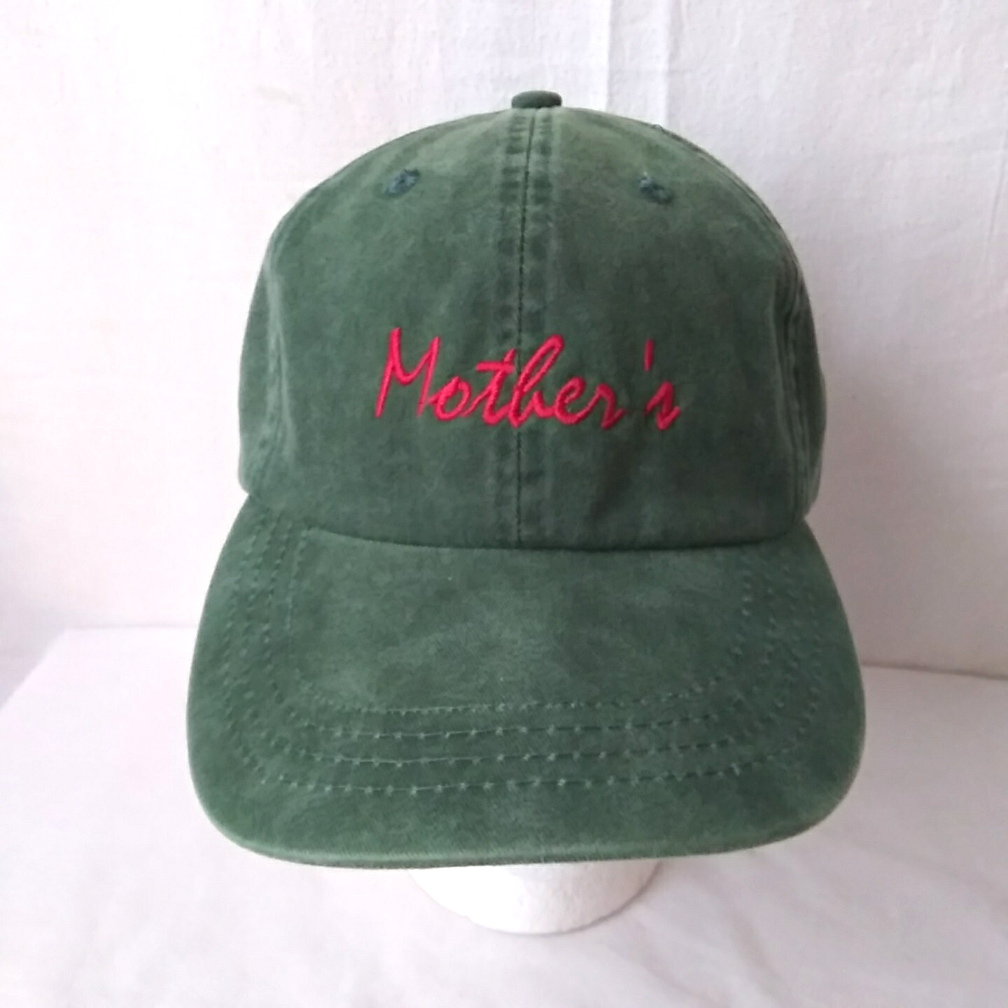 Mother's Script Strapback Hat Green - image 1