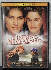 Finding Neverland (DVD, 2005, Full Frame) Johnny Depp Kate Winslet