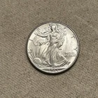 1945 Walking Liberty Silver Half Dollar BU BA