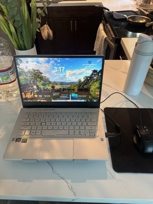 ASUS ROG Zephyrus G14 GA401IV Gaming Laptop, Ryzen 9, 16GB RAM, RTX, 14'' Silver