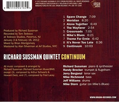 RICHARD -QUINTET SUS - CONTINUUM - CD - G3z