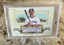 2009 Topps Allen & Ginter's -Rip Card Michael Young Unripped 6/10! Low Numbered