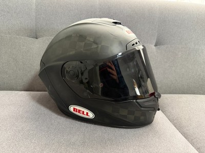 Bell Pro Star Full Face Motorcycle Helmet Black DOT Snell Flex + Bag Size XL