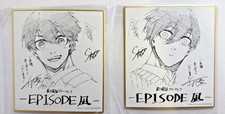 Blue Lock Episodio Nagi Visitor Benefit Mini Shikishi Set Yoichi & Rin Japón