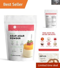 4oz Agar Agar Powder - Unflavored Gelatin Substitute for Cooking  Science