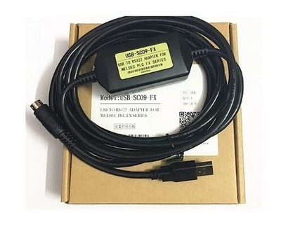 USB-SC09-FX PLC Programming Cable  For     FX PLC to RS422 Adapter *kk