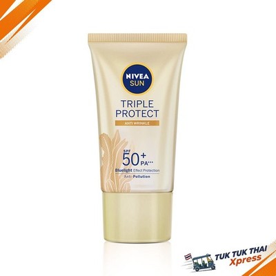 NIVEA Sun Triple Protect Anti Wrinkle SPF50+ PA+++ 40ml | Thai Import