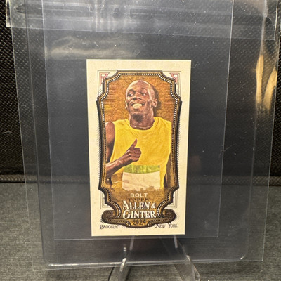 2024 Topps Allen & Ginter Mini Usain Bolt #208 Jamaican Sprinter