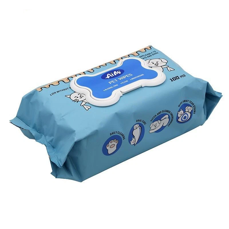 Pet Wipes for Dog Puppy Cat Bath Clean Grooming Deodorizing Hypoallergenic Wipes - Image 3 of 4
