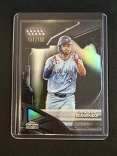 🔥Andres Gimenez 2026 Topps Chrome Black #147 Refractor 157/199 Blue Jays