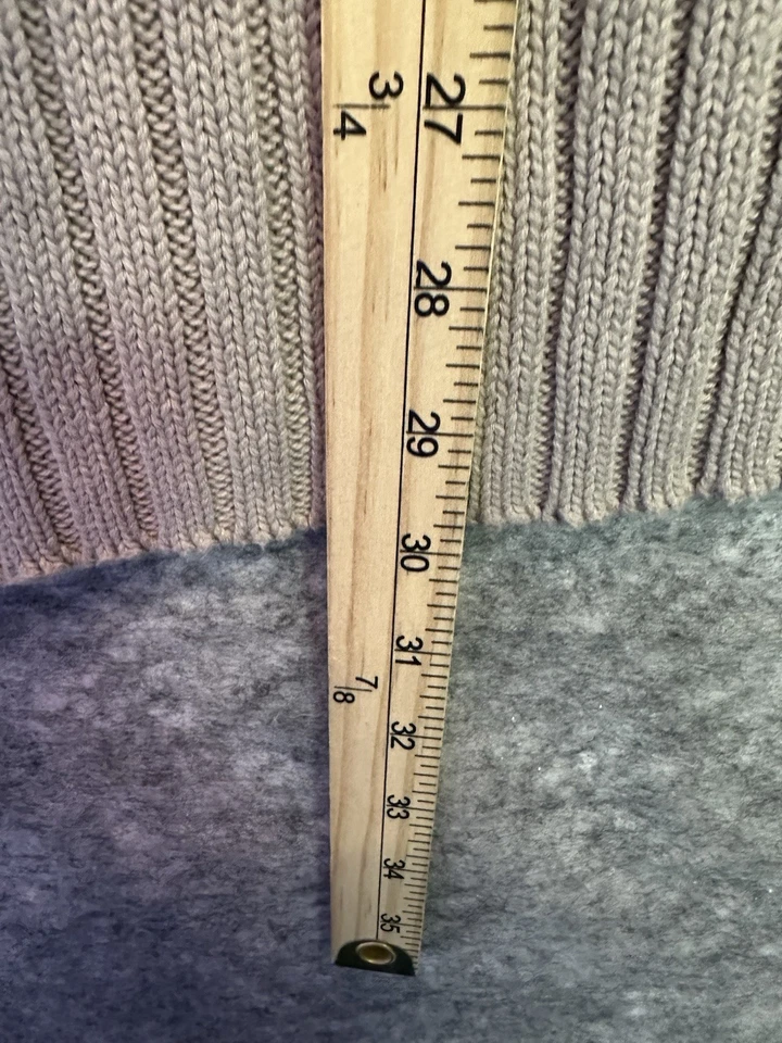 Suéter Vintage Marithe Francois Girbaud Para Hombres Grande Beige Acanalado Pullover Y2K Foto 4 de 4