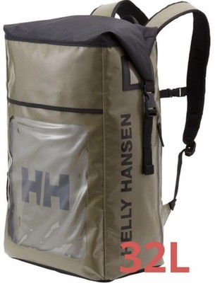 Helly Hansen Big Map Bag 32L Waterproof Nylon Green Casual Backpack