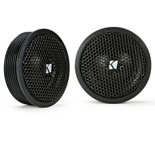 Kicker 46KST2504 Car Audio KS Series 1" Silk Dome Tweeters Surface Flush Mount