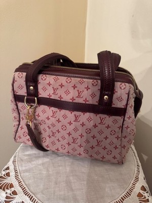 Louis Vuitton Josephine Tote PM Cherry Canvas with Shoulder Strap