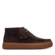 Clarks Mens Torhill Hi Brown Suede Casual  Bo...