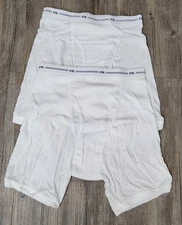 Men's Vintage FTL Fruit Of the Loom White Boxer Briefs size Small 2 Pair NWOT