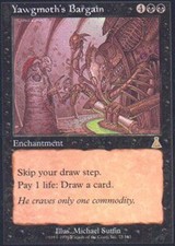 Yawgmoth's Bargain [Foil] Prices | Magic Urzas Destiny | Magic Cards