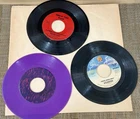 Lot of 3 Vintage Funk, Soul, & Pop 45 RPM (7") - Prince, Alvin Cash, Sylvester