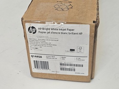 HP Bright White 90g/m² Q1445A Designjet Plotterpapier 20,67'' 594mm x 45,7m Rolle