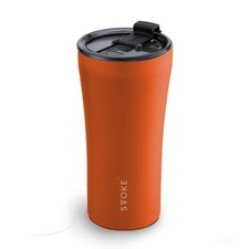 Vaso irrompible con tapa a prueba de fugas Sttoke, recubrimiento en polvo - Desert Sunburst
