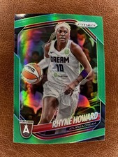 2025 Panini Prizm WNBA #11 Rhyne Howard Green Prizm Holo - Atlanta Dream