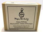 VTG Schurman Wooden Happy Birthday Brown/Cupcake Musical Box 2" x 1.5" x .75" — photo 9