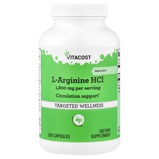 L-Arginine HCl, 200 Capsules 900 mg per Capsule 