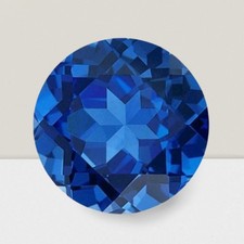 Blue Sapphire Round Cut Gemstone 0.60 Cts - 6 mm AAA Loose Gem 