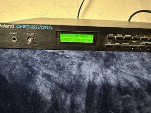 　Roland D110 音源モジュール　内蔵電池交換済み Roland d110 音源モジュール 内蔵電池交換済み Roland d110 音源