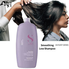 Champú alisador suave Semi di Lino para cabello encrespado Alfaparf 33,8 oz