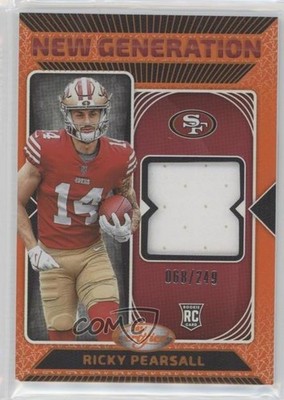 2024 Certified Orange Mirror 68/249 Ricky Pearsall #NGS-RPL Rookie RC 1n8m