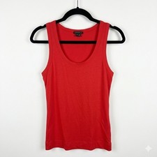 Theory Womens Bright Red Scoop Neck Tank Top ...