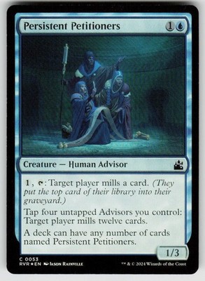 Persistent Petitioners 53 Common Ravnica Remastered Magic: The Gathering Foil NM