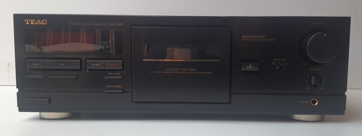 DeckTech™ Cinghie Di Ricambio Originali Per Lettore Cassette TEAC V-610 (V610, V 610) – Kit Di Sostituzione