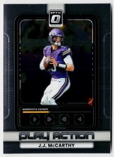 2025 Donruss Optic #9 J.J. McCarthy Play Action